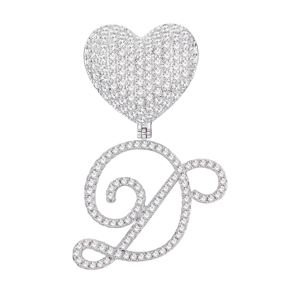 Initial Letter💎D💎 Pendant Charm